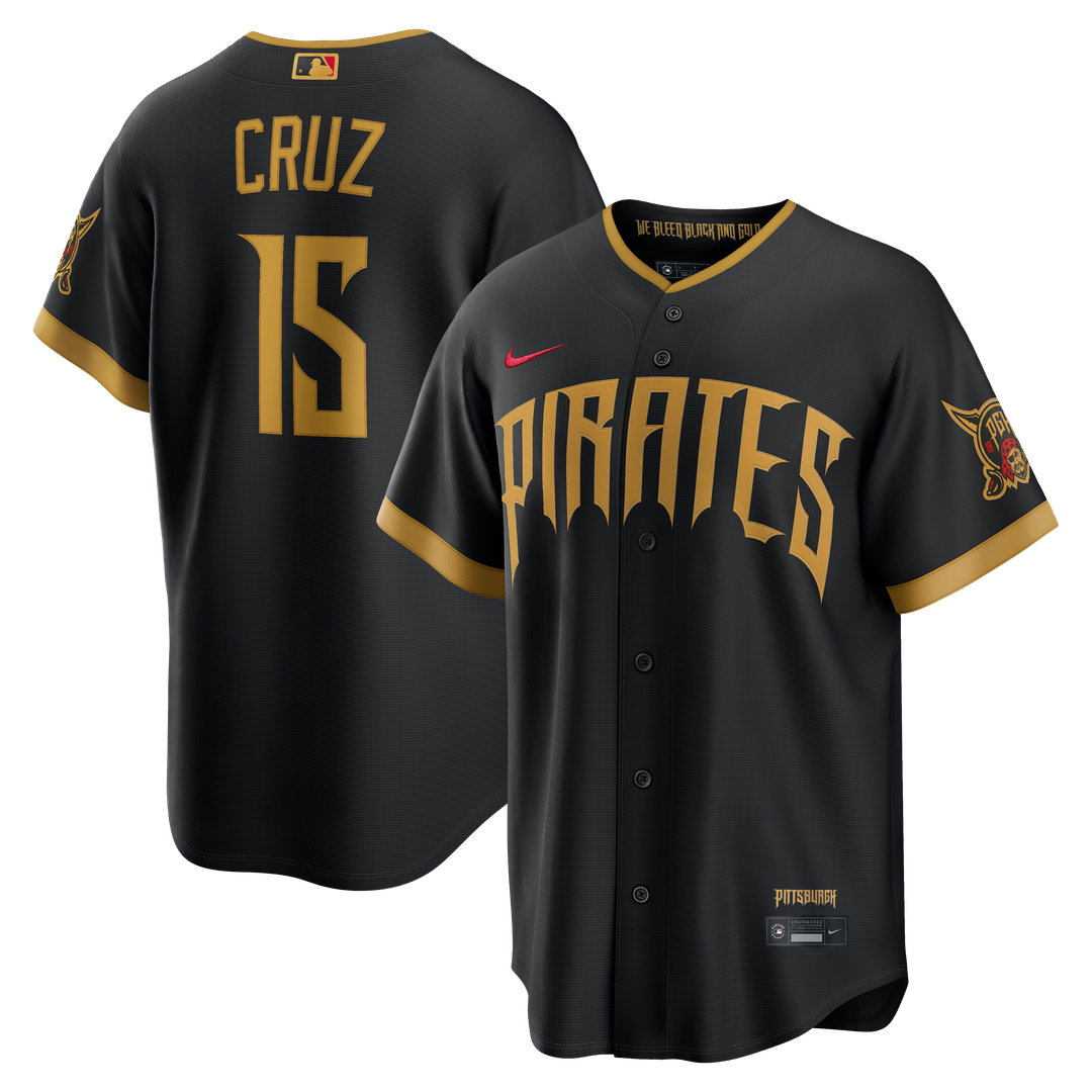 Pittsburgh Pirates Oneil Cruz 2026 City Connect Stadium Jersey | Black