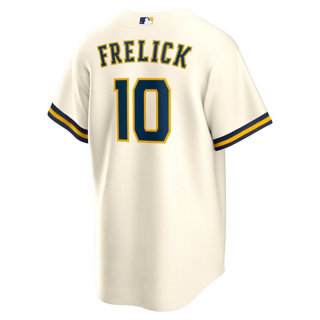 Milwaukee Brewers Sal Frelick Home Replica Jersey | Cream