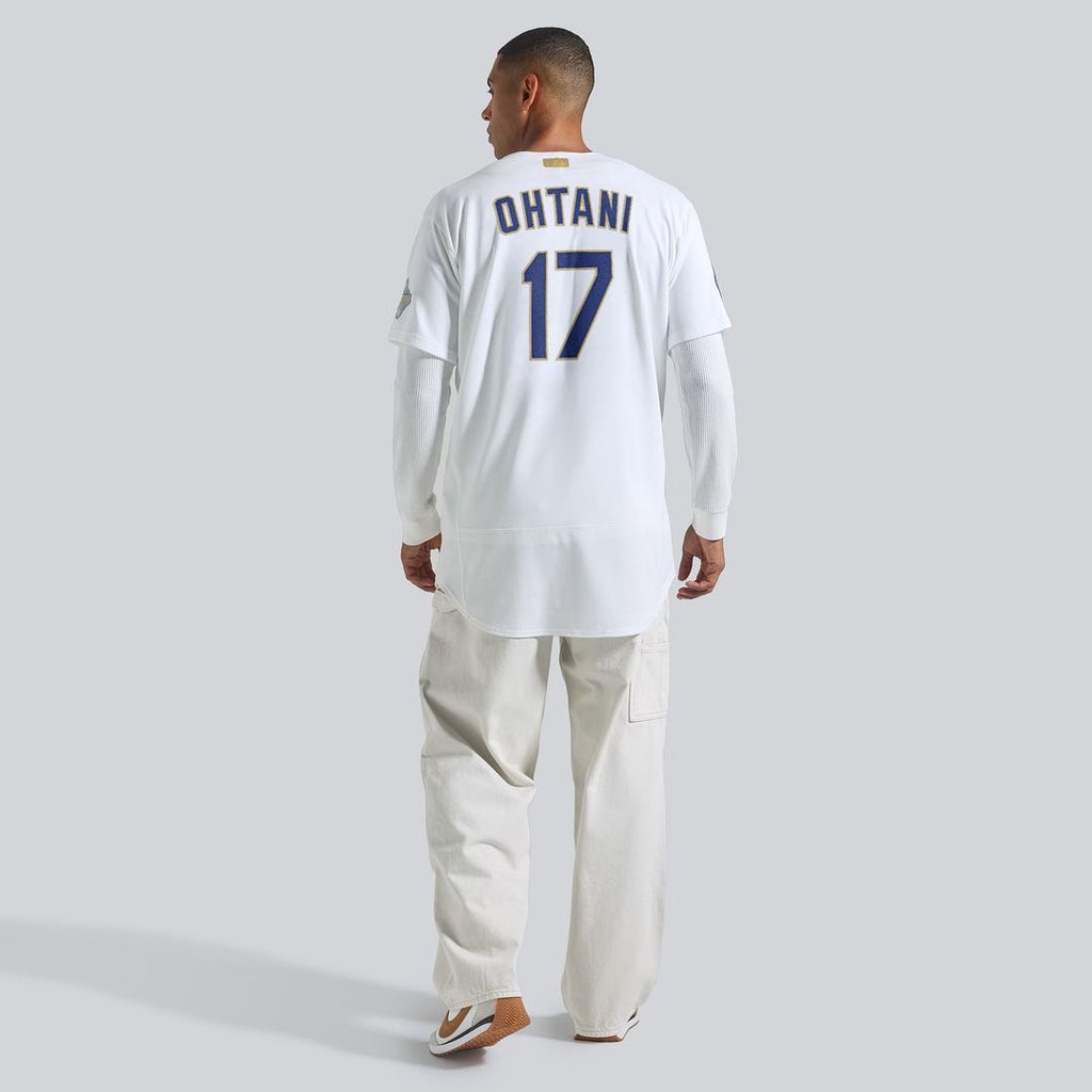 Los Angeles Dodgers Shohei Ohtani 2026 Gold Collection Authentic Jersey | White