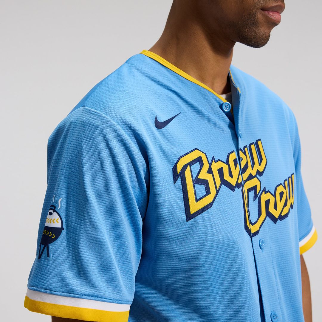 Milwaukee Brewers City Connect Replica Team Jersey | Powder Blue
