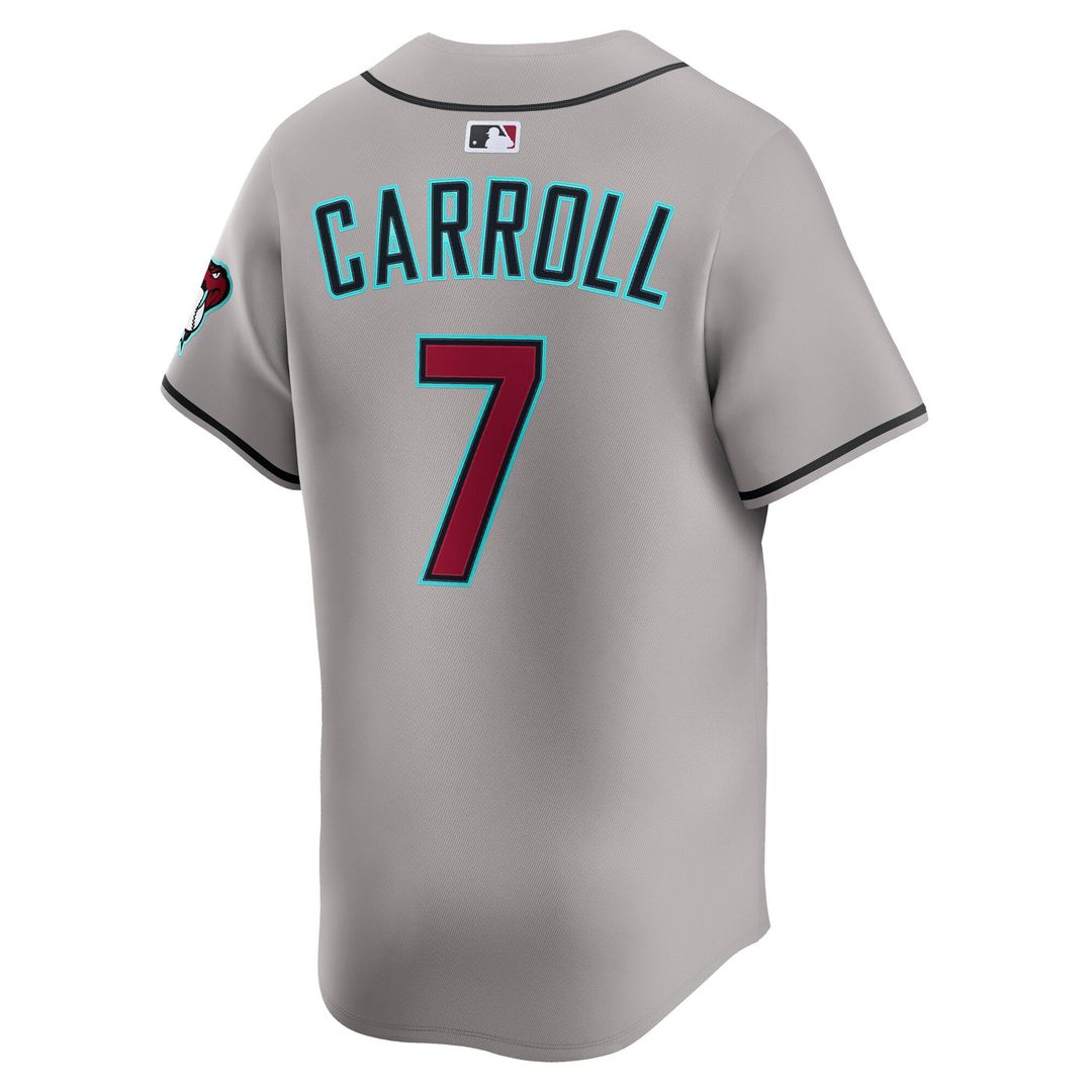 Arizona Diamondbacks Corbin Carroll Road Limited Jersey | Gray