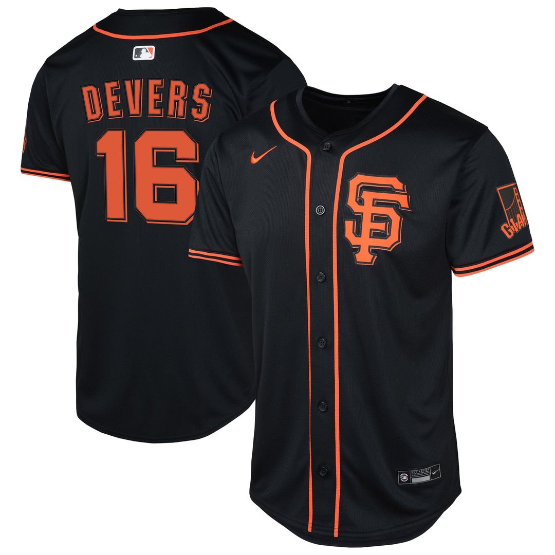 San Francisco Giants Rafael Devers Youth Limited Jersey | Black