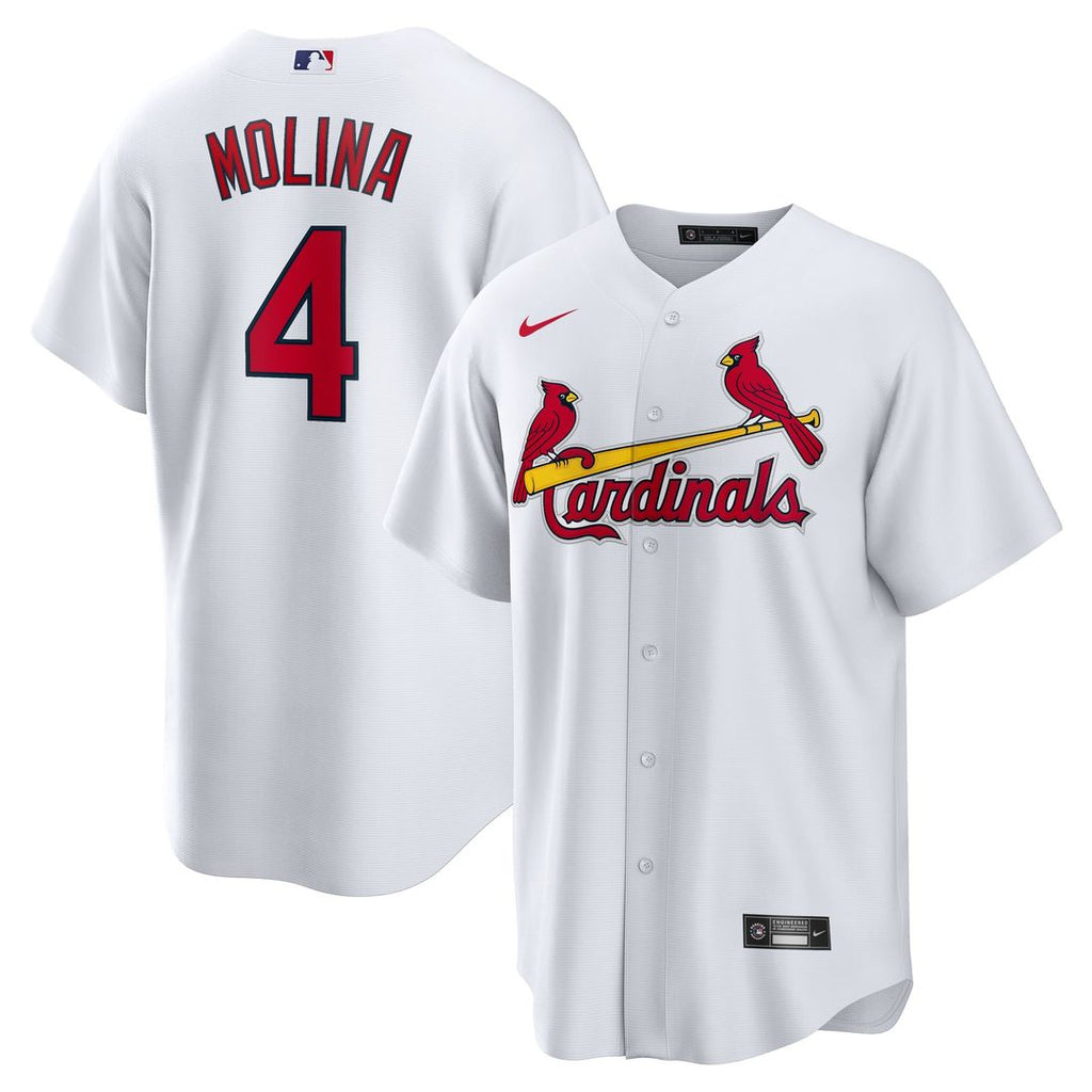 St. Louis Cardinals Yadier Molina Home Replica Retired Player Jersey | White