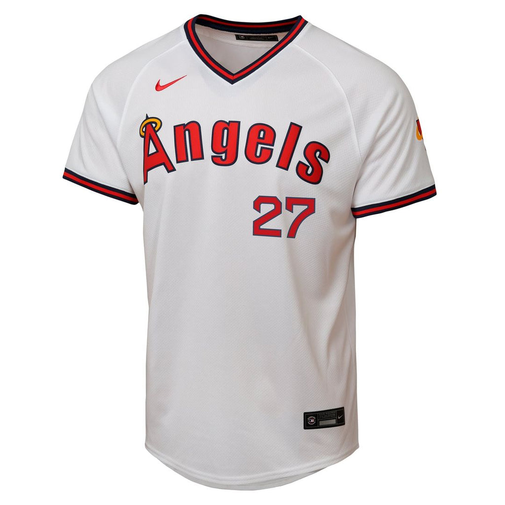 Los Angeles Angels Mike Trout Youth Alternate 2 Limited Jersey | White