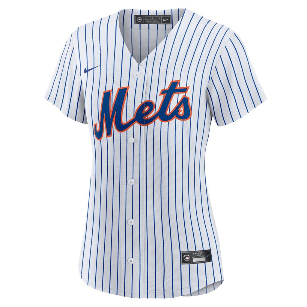New York Mets Francisco Lindor Women's Home Replica Jersey | White