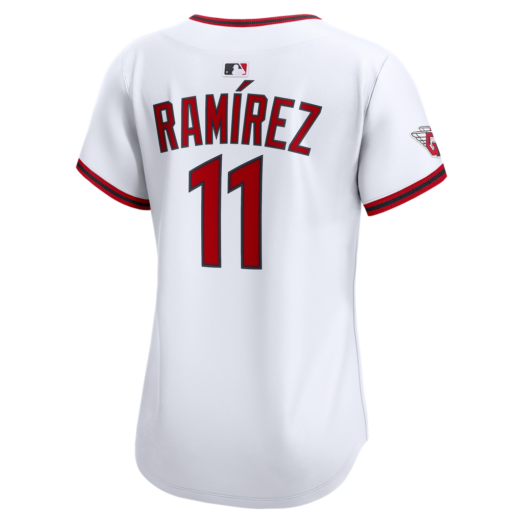 Cleveland Guardians José Ramírez Women's Home Limited Jersey | White