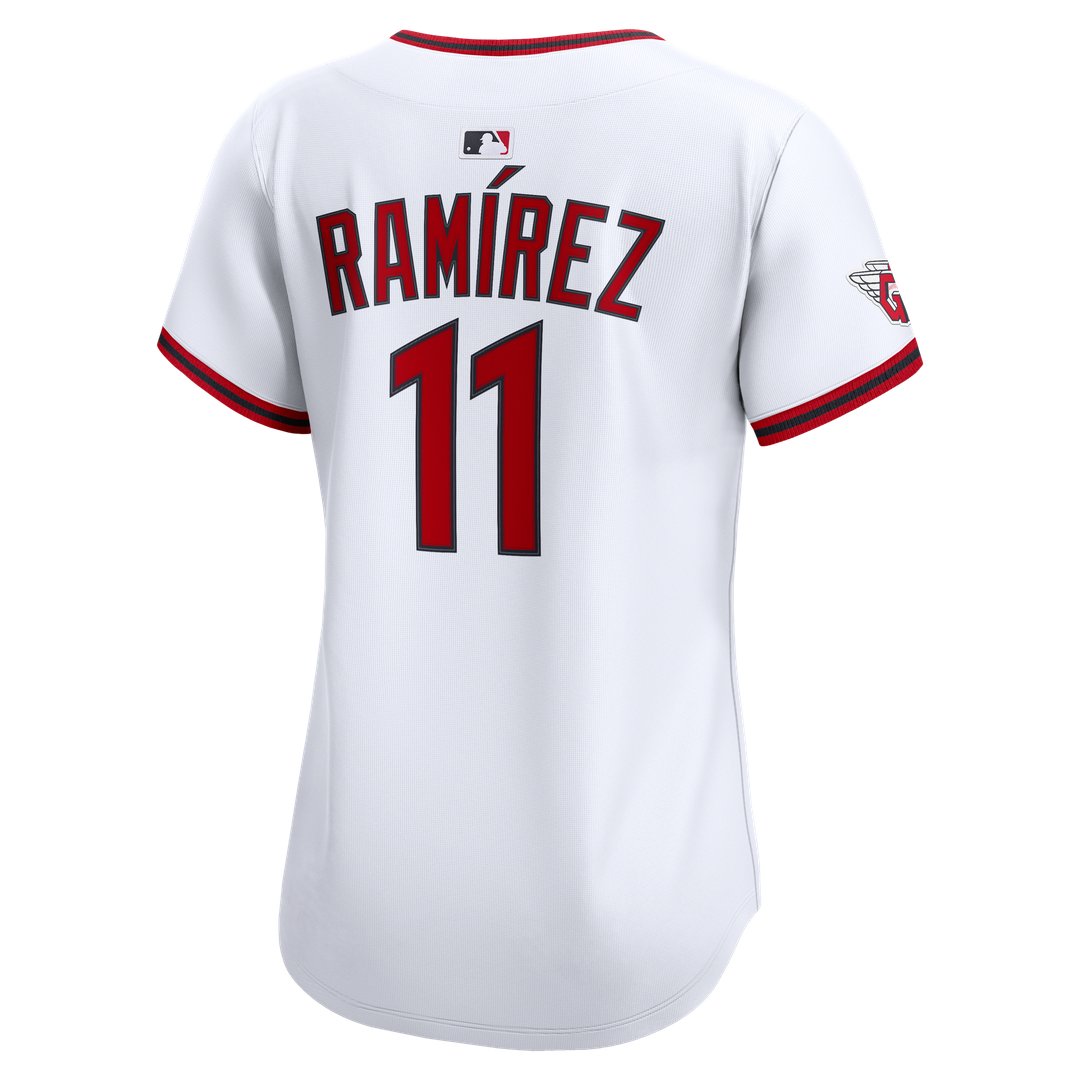 Cleveland Guardians José Ramírez Women's Home Limited Jersey | White