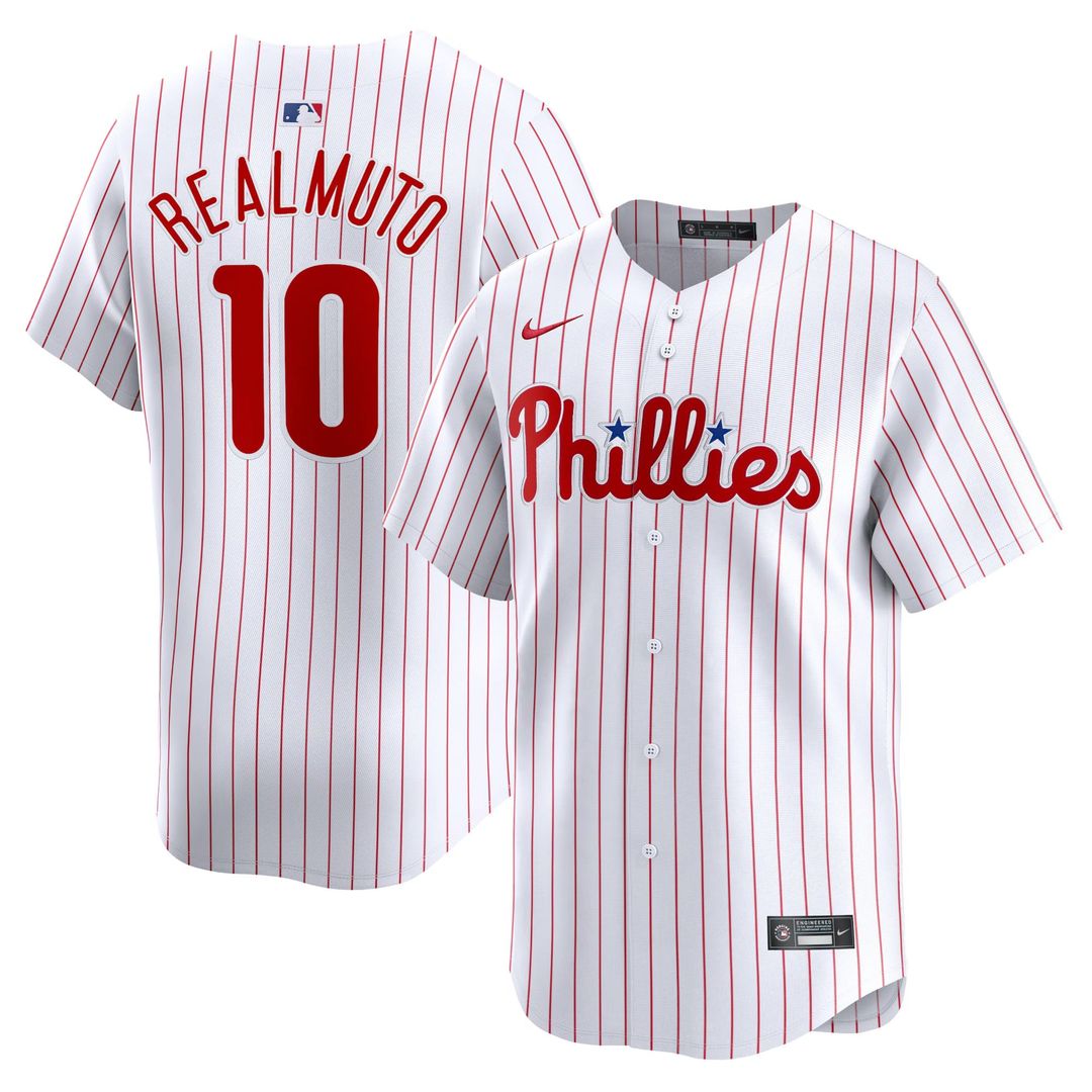 Philadelphia Phillies J.T. Realmuto Home Limited Jersey | White