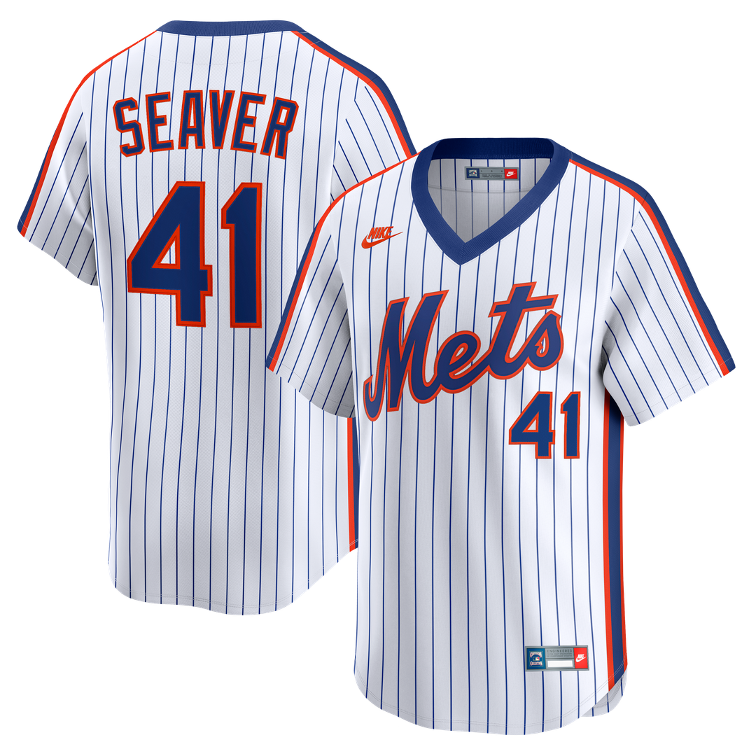New York Mets Tom Seaver Cooperstown Limited Jersey | White
