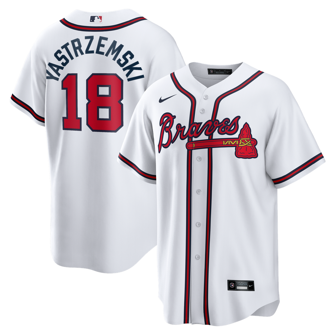 Atlanta Braves Mike Yastrzemski Replica Jersey | White
