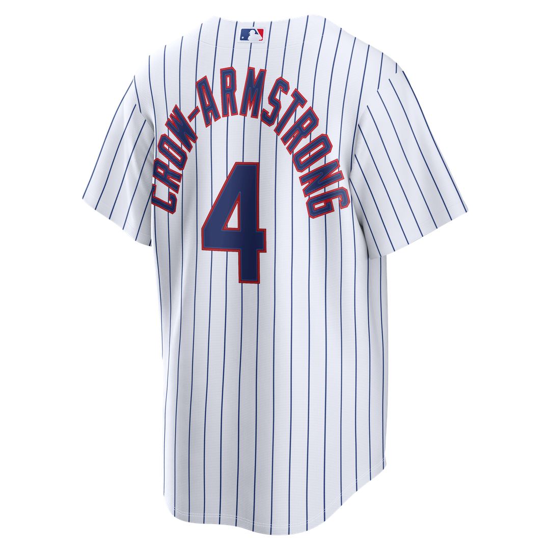 Chicago Cubs Pete Crow - Armstrong Home Replica Jersey | White