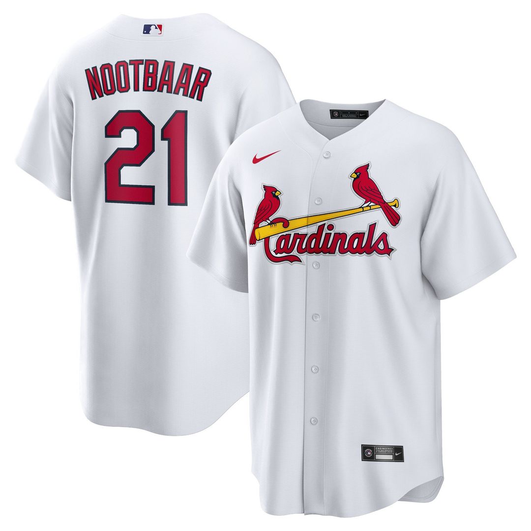 St. Louis Cardinals Lars Nootbaar Home Replica Jersey | White
