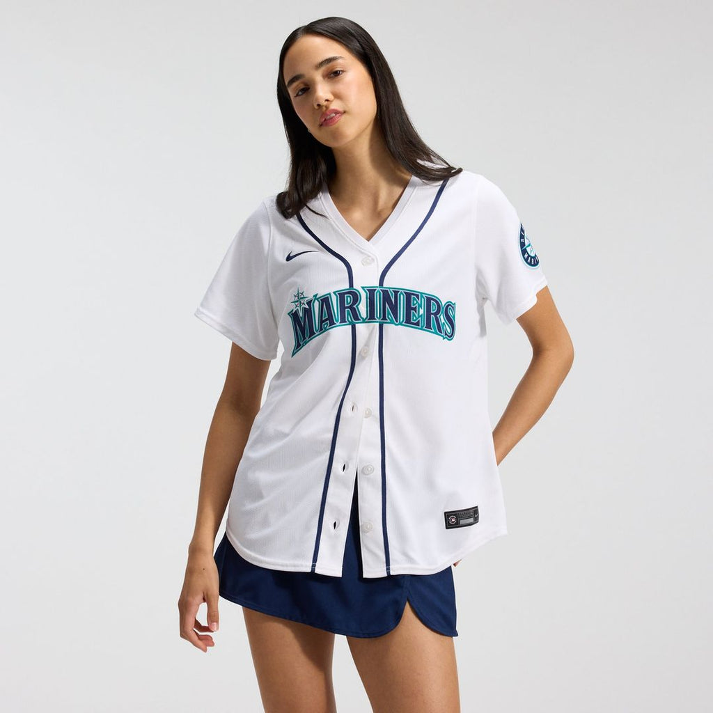 Seattle Mariners Cal Raleigh Women's Home Limited Jersey | White