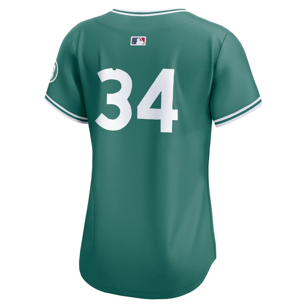 Boston Red Sox David Ortiz Women's 2025 City Connect Limited Retired Player Jersey | Green