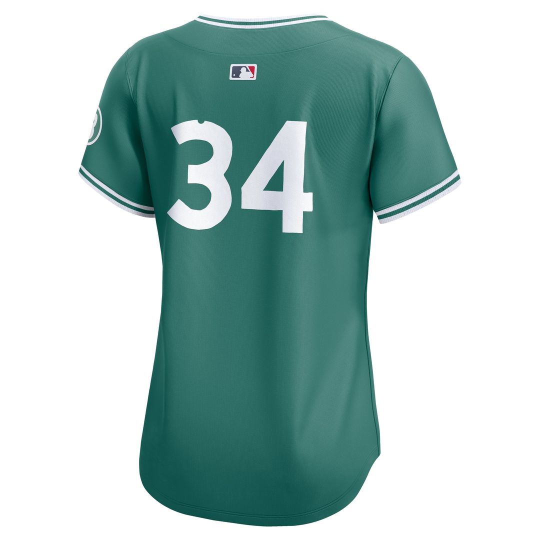Boston Red Sox David Ortiz Women's 2025 City Connect Limited Retired Player Jersey | Green