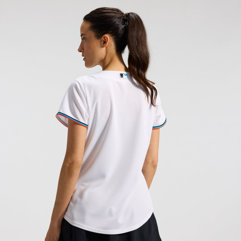 Miami Marlins Women's Replica Team Jersey | White