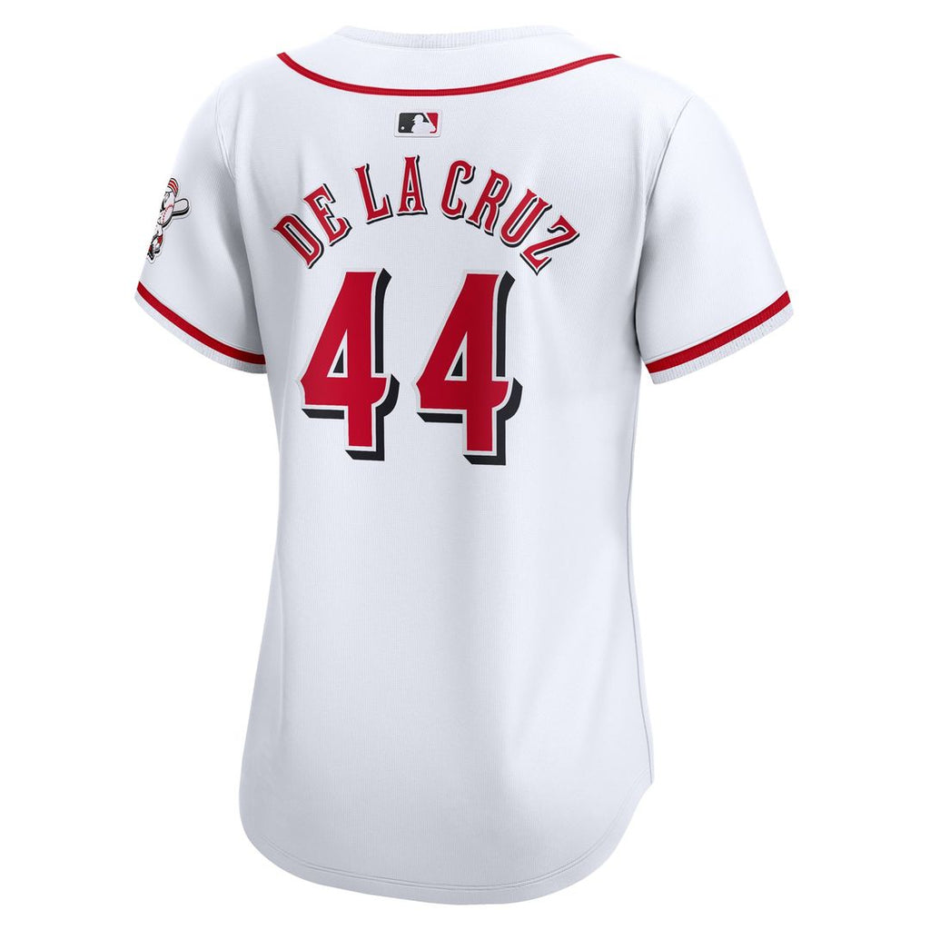 Cincinnati Reds Elly De La Cruz Women's Home Limited Jersey | White