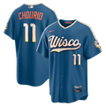 Milwaukee Brewers Jackson Chourio 2026 City Connect Stadium Jersey | Mineral Blue