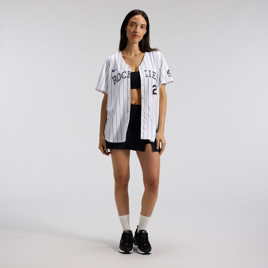 Colorado Rockies Kris Bryant Women's Home Limited Jersey | White