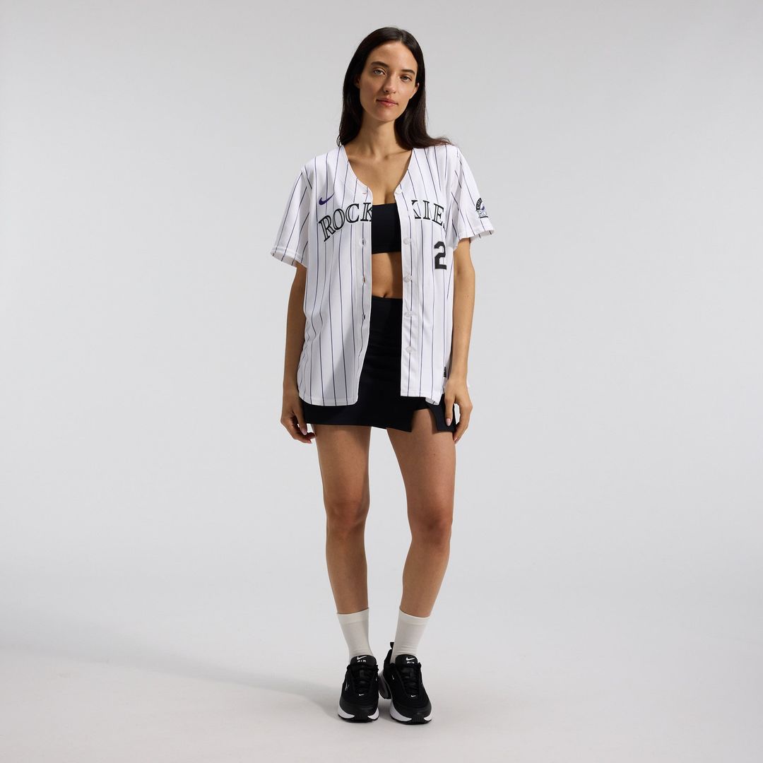Colorado Rockies Kris Bryant Women's Home Limited Jersey | White