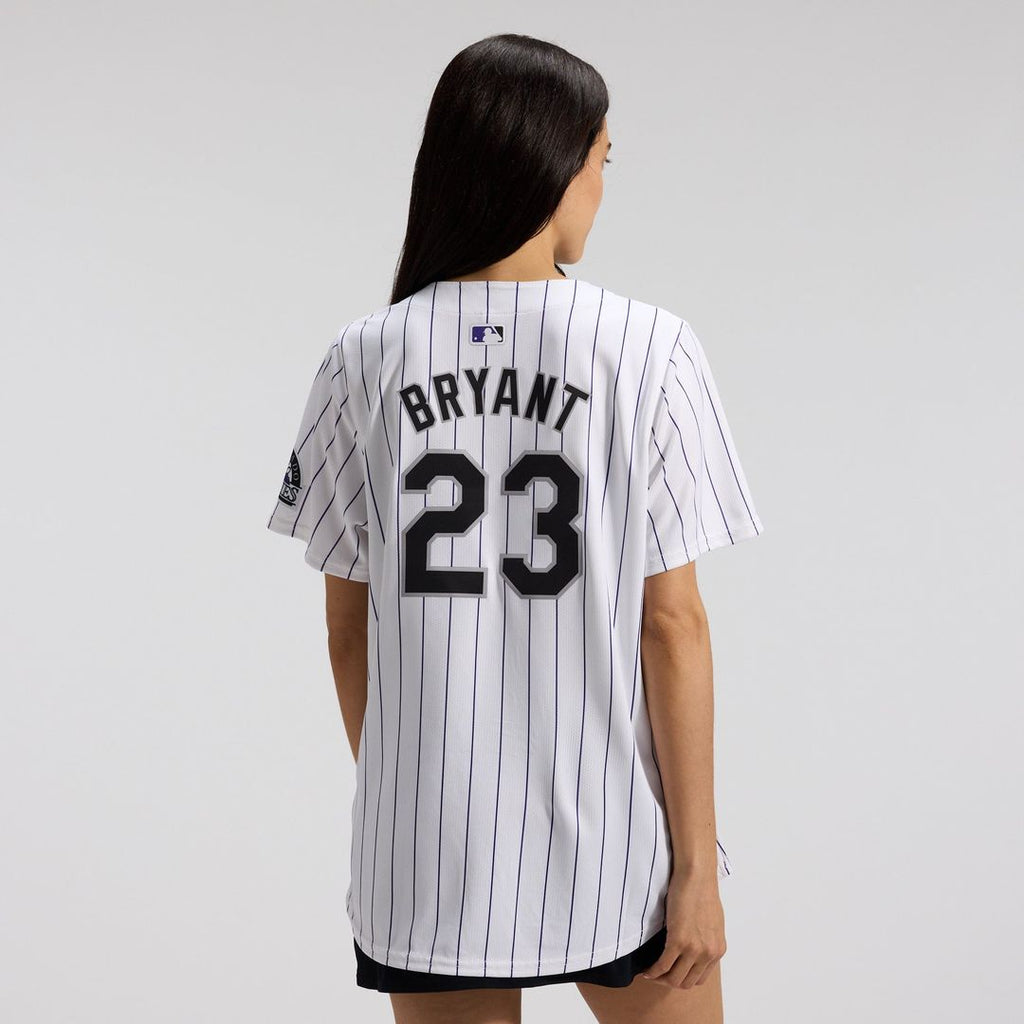 Colorado Rockies Kris Bryant Women's Home Limited Jersey | White