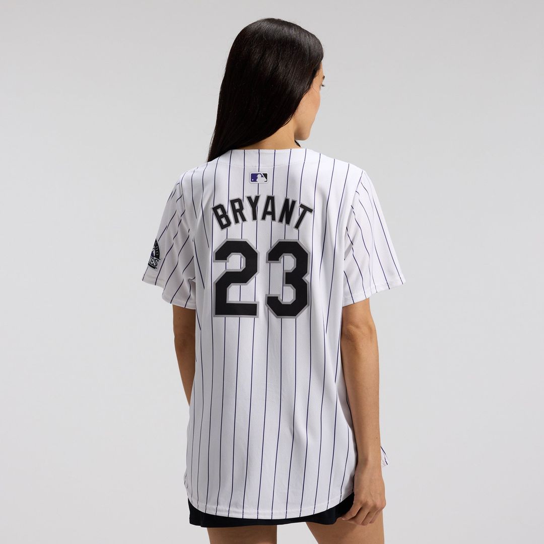 Colorado Rockies Kris Bryant Women's Home Limited Jersey | White