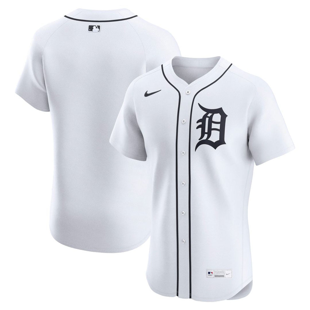 Detroit Tigers Home Elite Jersey | White