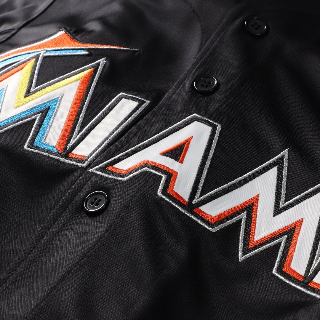 Miami Marlins Jose Fernandez Authentic Batting Practice Jersey | Black