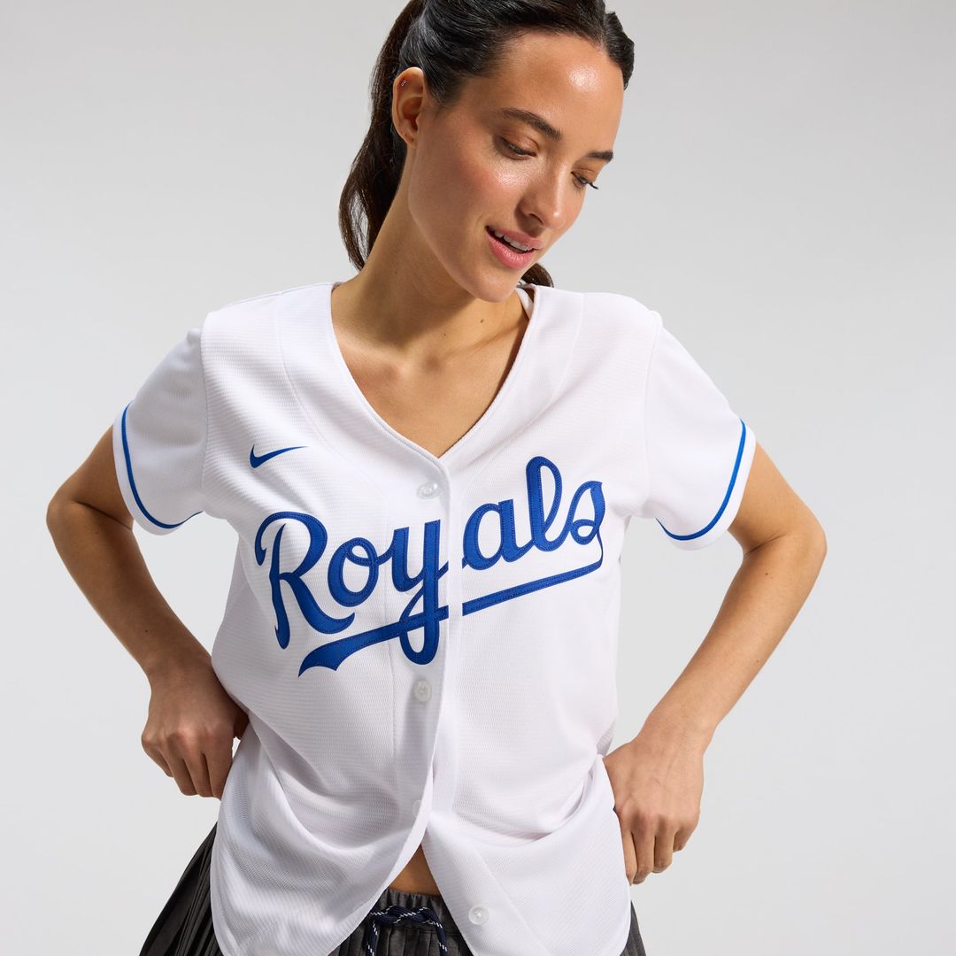 Kansas City Royals Women's Home Replica Team Jersey | White
