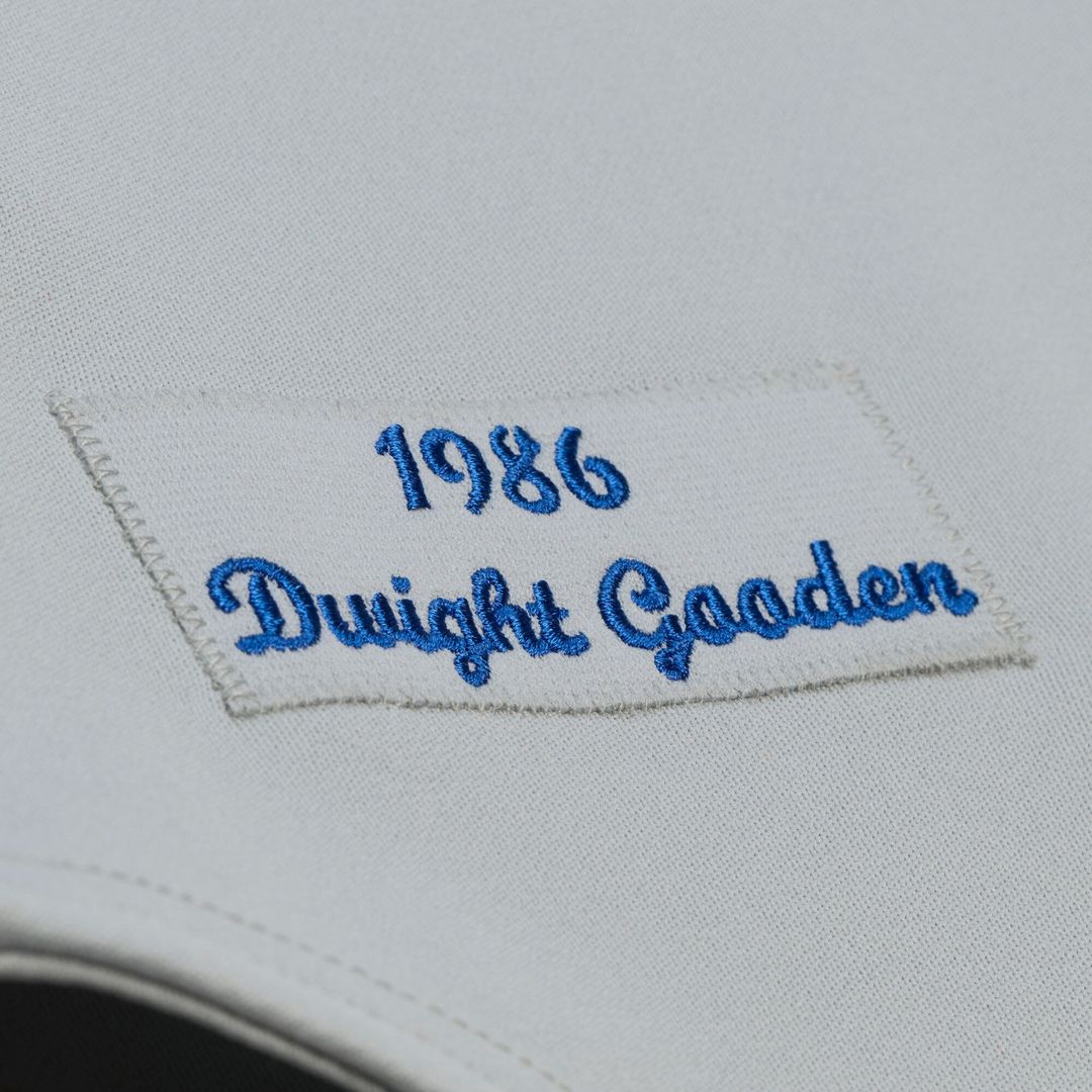 New York Mets Dwight Gooden 1986 Authentic Jersey | White
