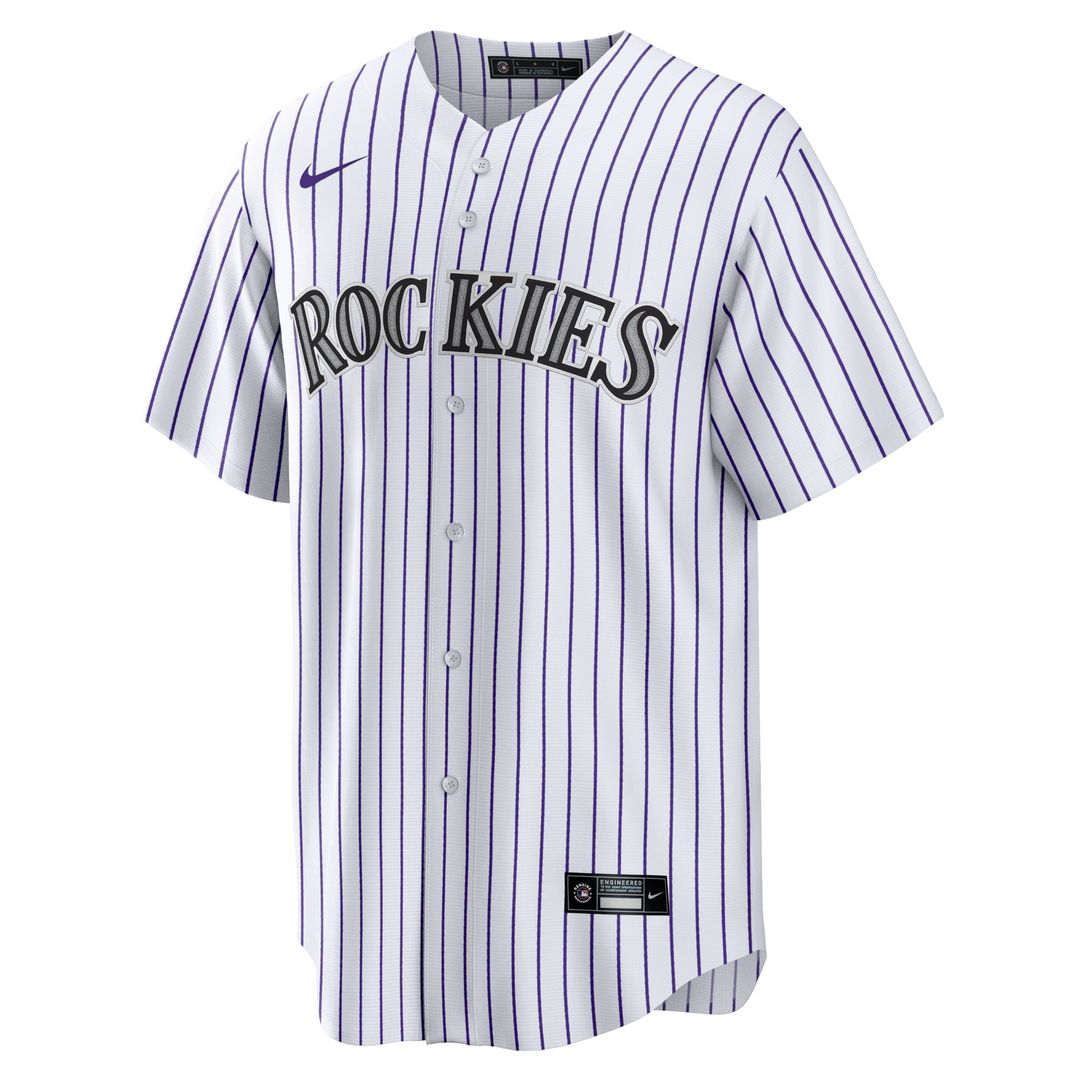 Colorado Rockies Charlie Blackmon Home Replica Player Name Jersey | White