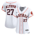 Houston Astros Jose Altuve Women's Home Limited Jersey | White