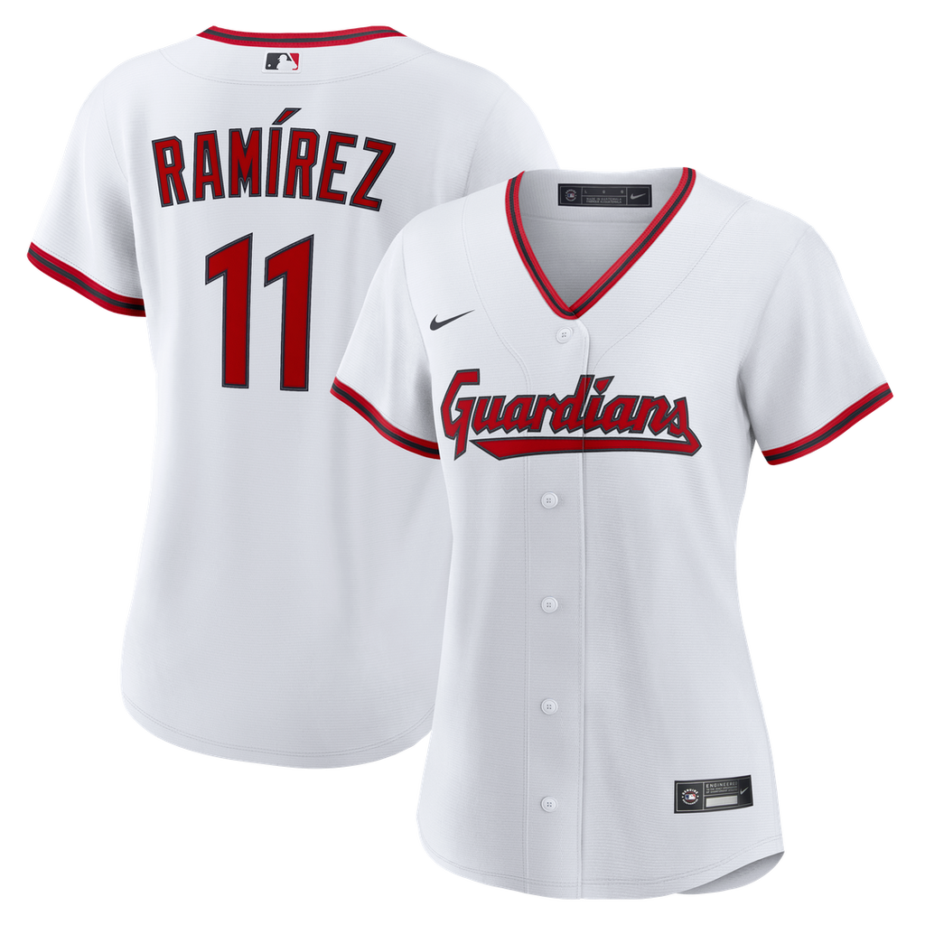 Cleveland Guardians José Ramírez Women's Home Replica Jersey | White