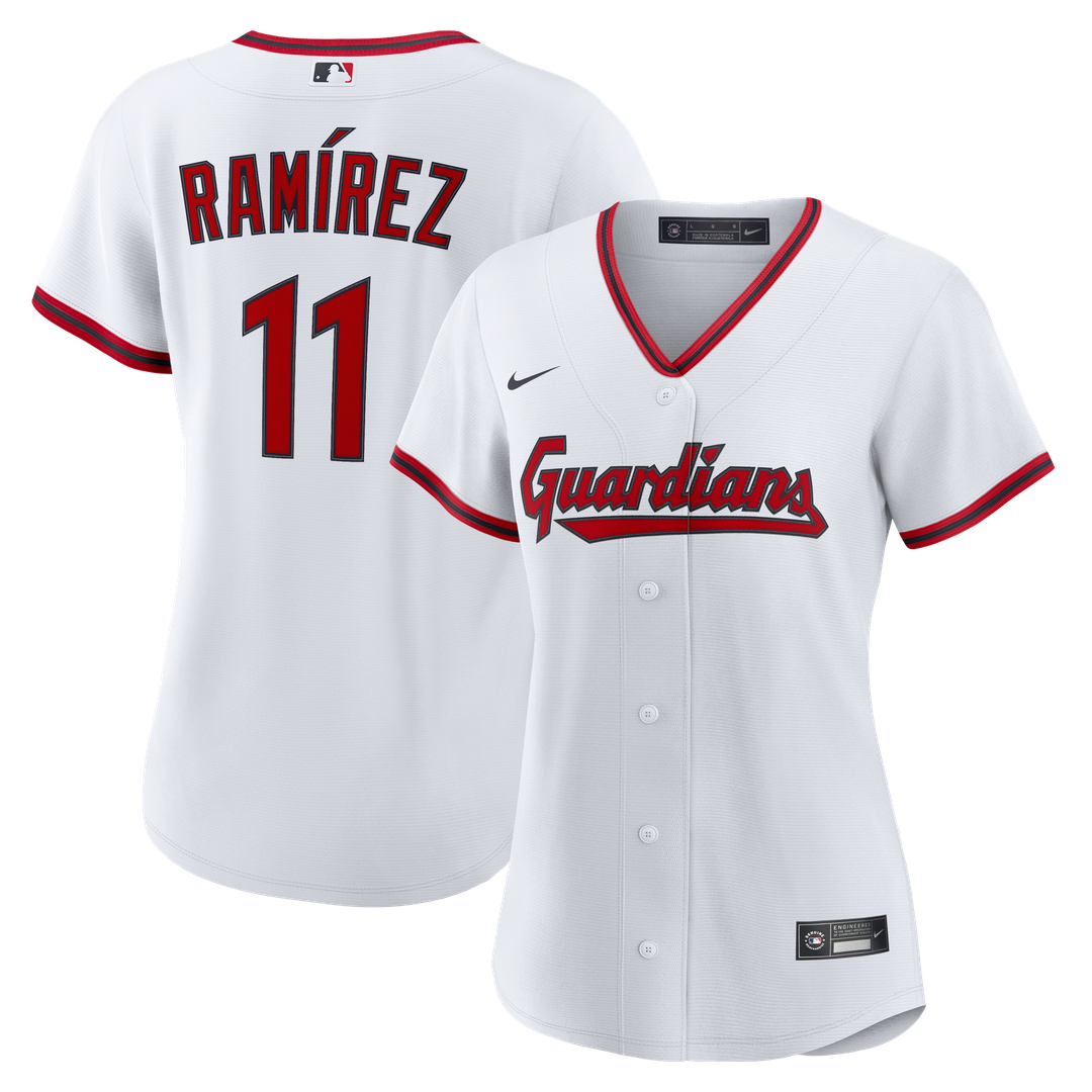 Cleveland Guardians José Ramírez Women's Home Replica Jersey | White