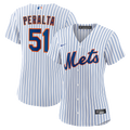 New York Mets Freddy Peralta Women's Home Replica Jersey | White