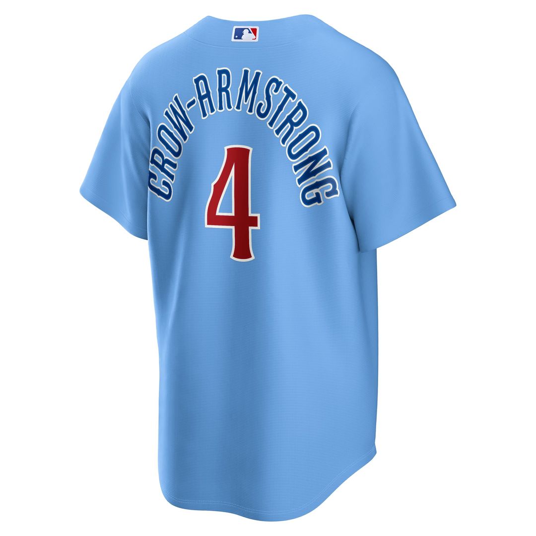 Chicago Cubs Pete Crow - Armstrong Alternate Replica Jersey | Light Blue