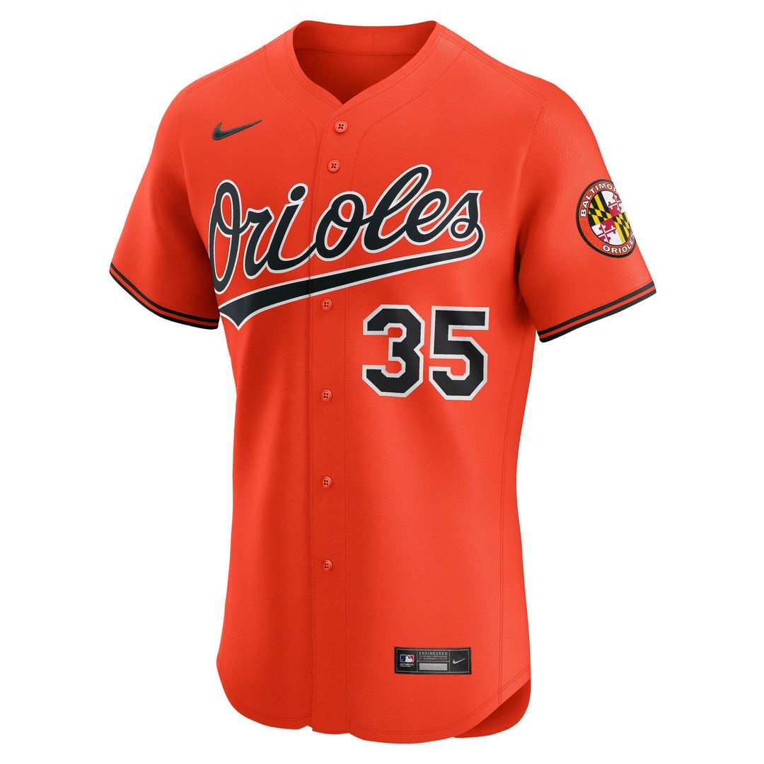 Baltimore Orioles Adley Rutschman Alternate Elite Jersey | Black