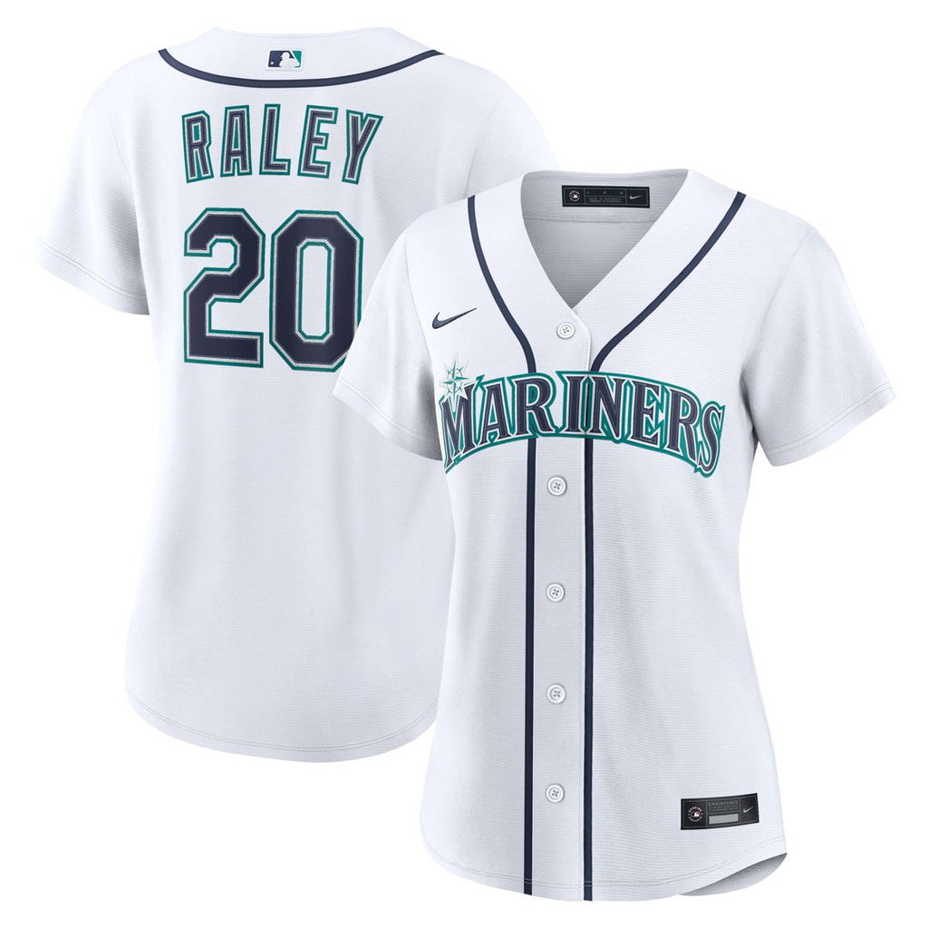 Seattle Mariners Luke Raley Women's Home Replica Jersey | White