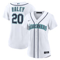 Seattle Mariners Luke Raley Women's Home Replica Jersey | White
