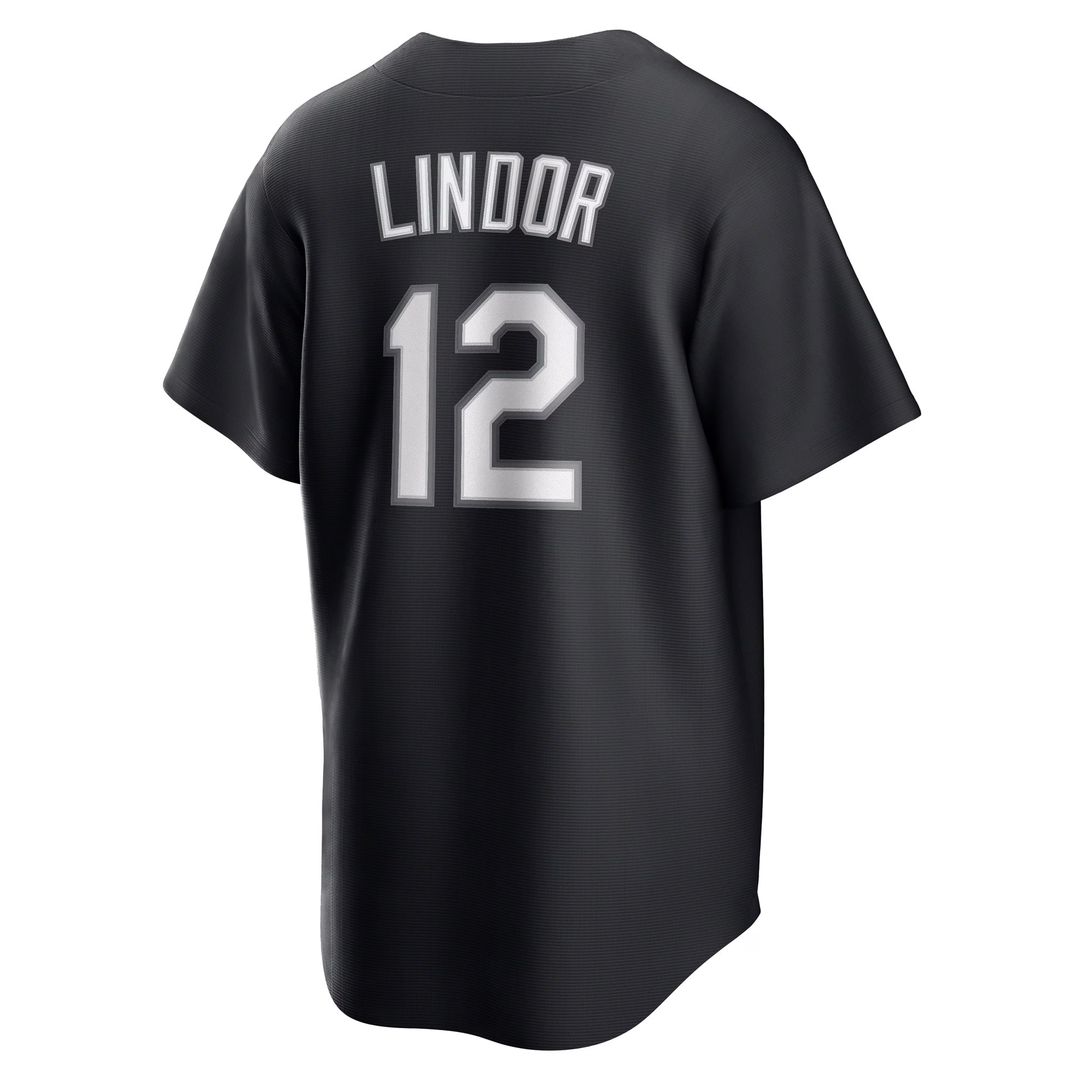 New York Mets Francisco Lindor Replica Jersey | Black