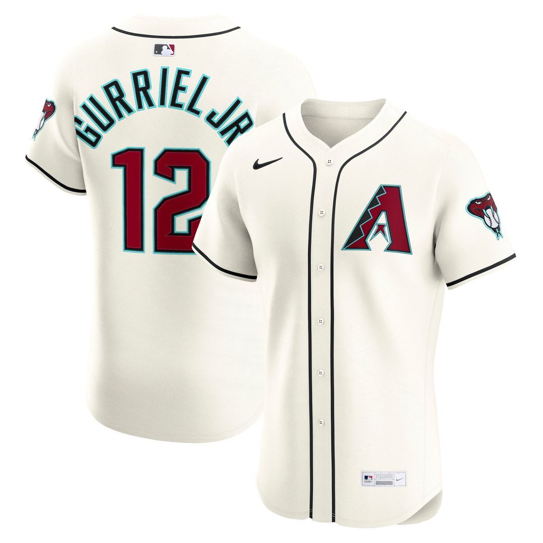 Arizona Diamondbacks Lourdes Gurriel Jr. Home Elite Jersey | Cream