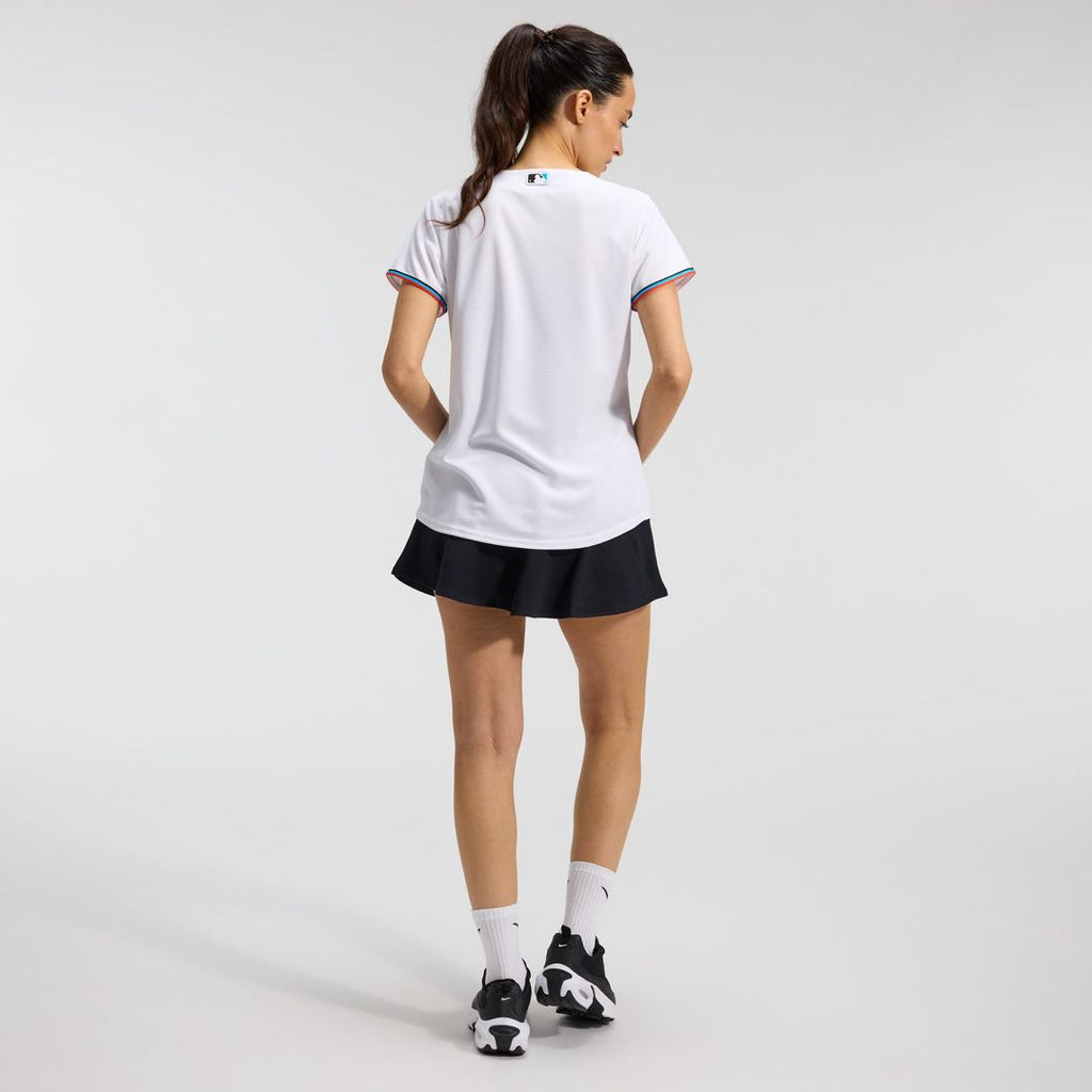 Miami Marlins Women's Replica Team Jersey | White