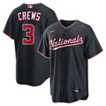 Washington Nationals Dylan Crews Alternate Replica Jersey | Navy