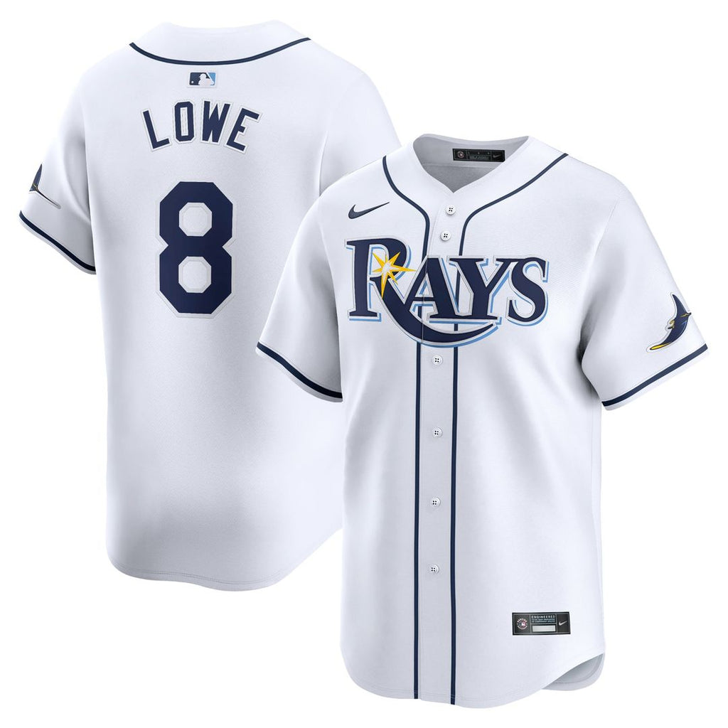 Tampa Bay Rays Brandon Lowe Home Limited Jersey | White