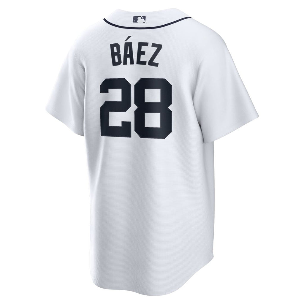 Detroit Tigers Javier Baez Home Replica Jersey | White