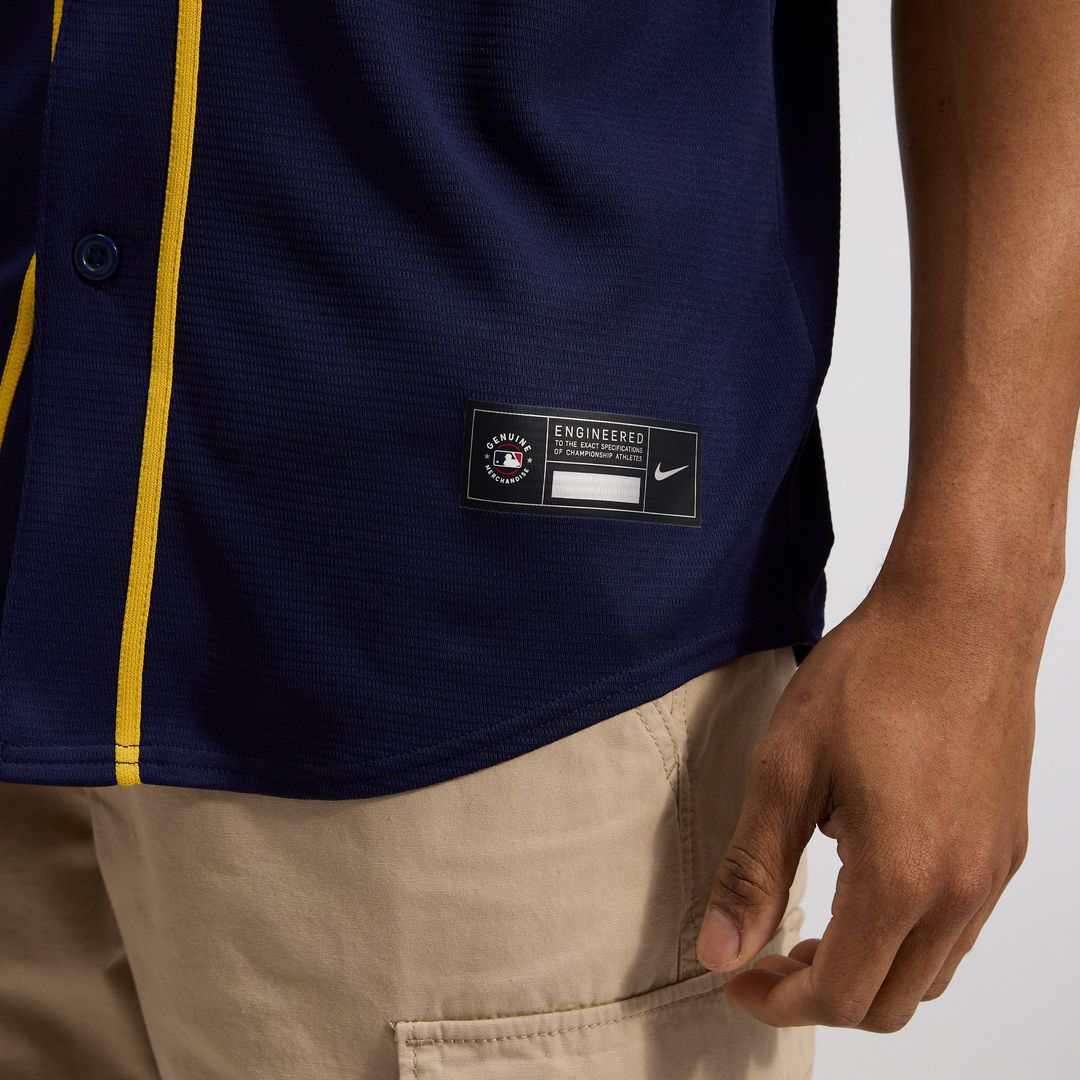 Milwaukee Brewers Home Replica Team Jersey | Cream