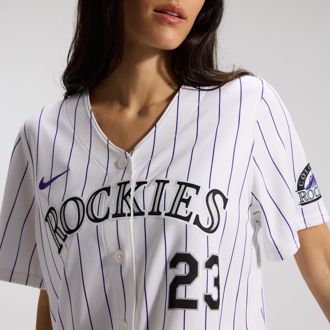 Colorado Rockies Kris Bryant Women's Home Limited Jersey | White