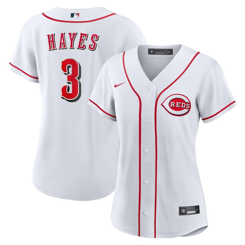 Cincinnati Reds Ke'Bryan Hayes Women's Home Replica Jersey | White