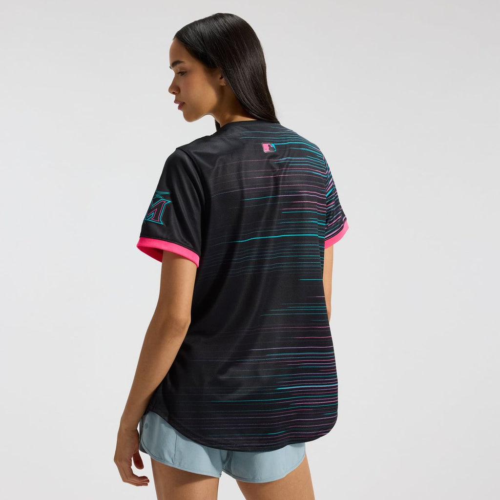 Miami Marlins Women's 2025 City Connect Limited Jersey | Black