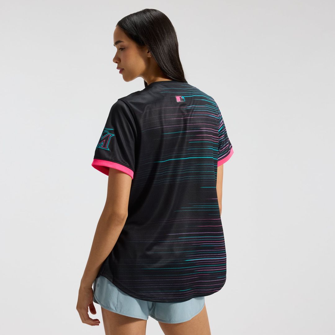 Miami Marlins Women's 2025 City Connect Limited Jersey | Black